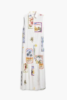 Desigual Dress Maxi Crudo