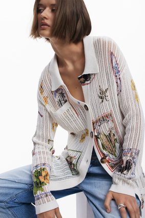 Desigual Pullover Long Sleeve Crudo