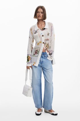 Desigual Pullover Long Sleeve Crudo