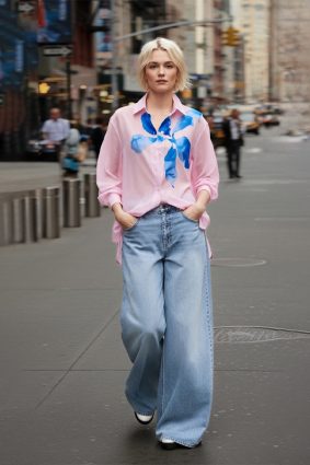 Desigual Shirt Rosa Palo Print