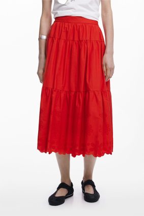 Desigual Skirt Rojo