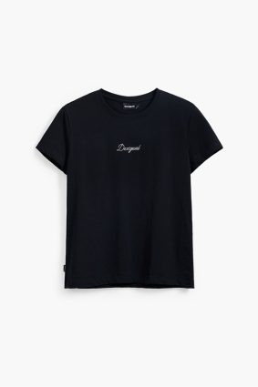 Desigual T-Shirt Cap Sleeve Negro
