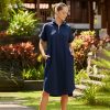 Mela Purdie Half Zip Dress French Navy