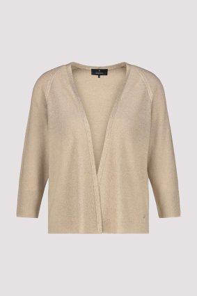Monari Jacket Rice Grain Lurex Camel
