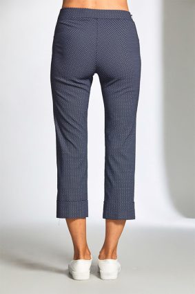 Peruzzi Dot Print Trouser Blue