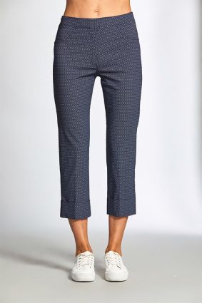 Peruzzi Dot Print Trouser Blue