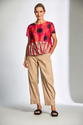 Peruzzi Print Top Tomato