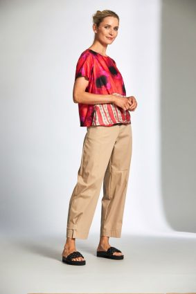 Peruzzi Print Top Tomato
