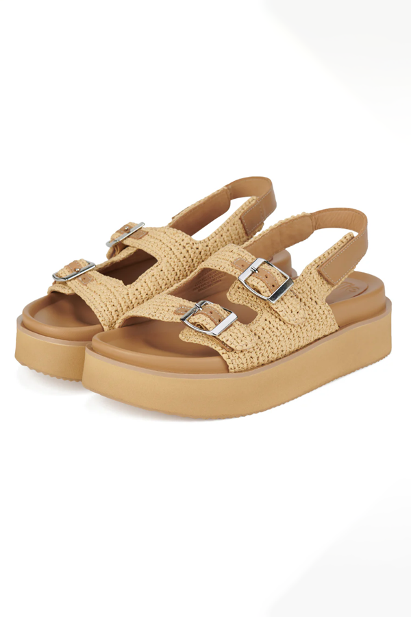 Rollie Ace Sandal Weave Shoe All Tan