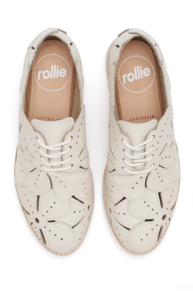 Rollie Derby Applique Bone