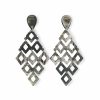 Soyang Horn Lace Diamond Earrings Marble