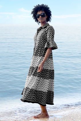 Trelise Cooper Flirty Shirty Dress Black_White