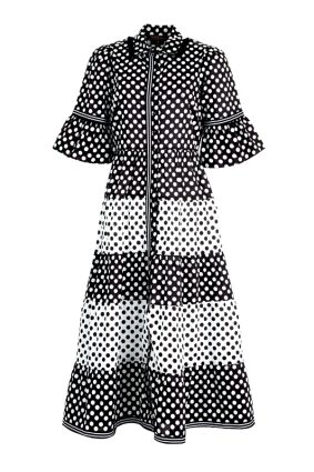 Trelise Cooper Flirty Shirty Dress Black_White