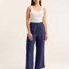 Alessandra Tilly Linen Pant Navy