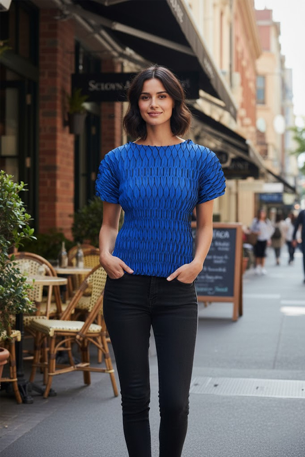 Alquema Lantern Tee Royal_Ink