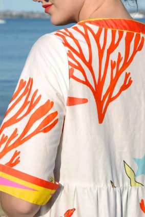 Curate High And Rising Dress White Sun