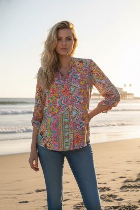 Johnny Was Heaven Button Up Morice