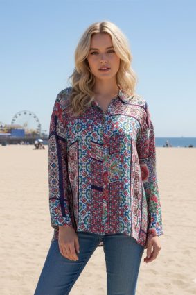 Johnny Was The Audrey Oversized Blouse Selia