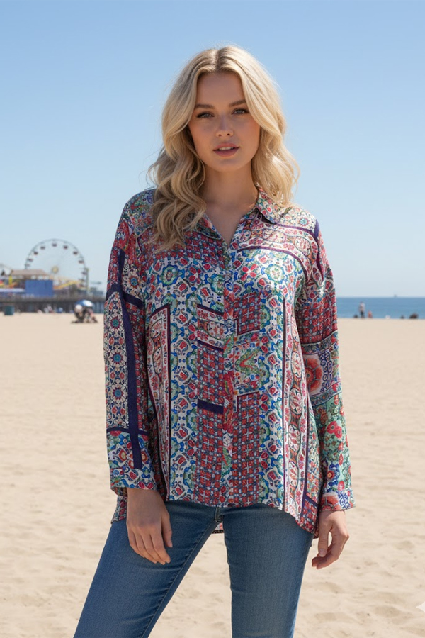 Johnny Was The Audrey Oversized Blouse Selia