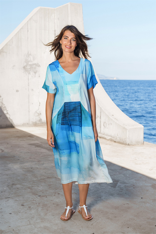 Kokomarina Midi Dress Print Turkish