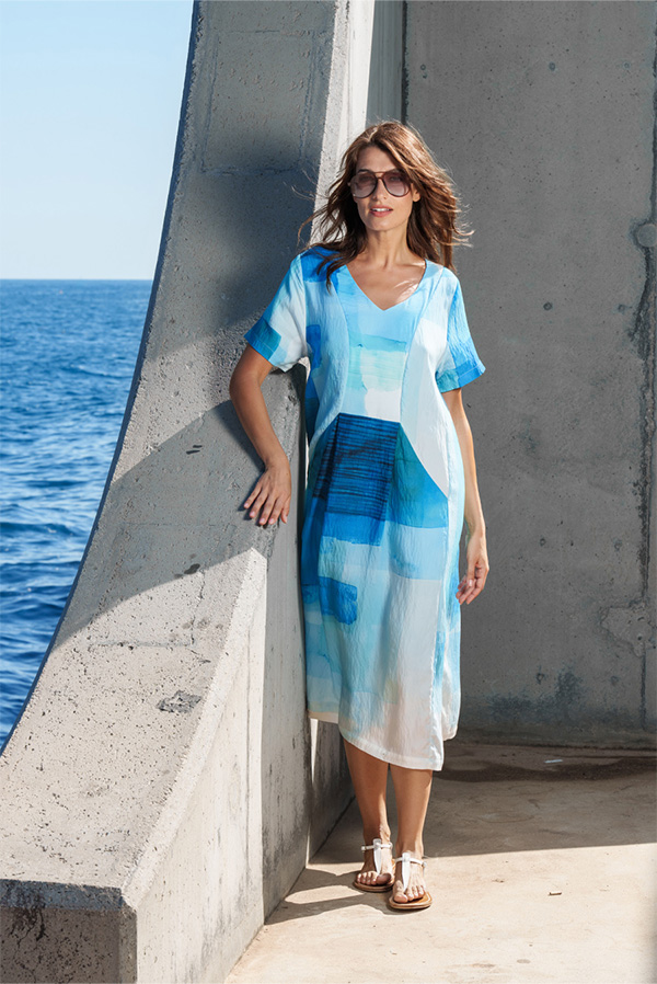 Kokomarina Midi Dress Print Turkish