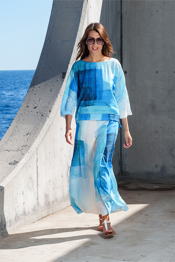 Kokomarina Nitya Blouse Print Turkish