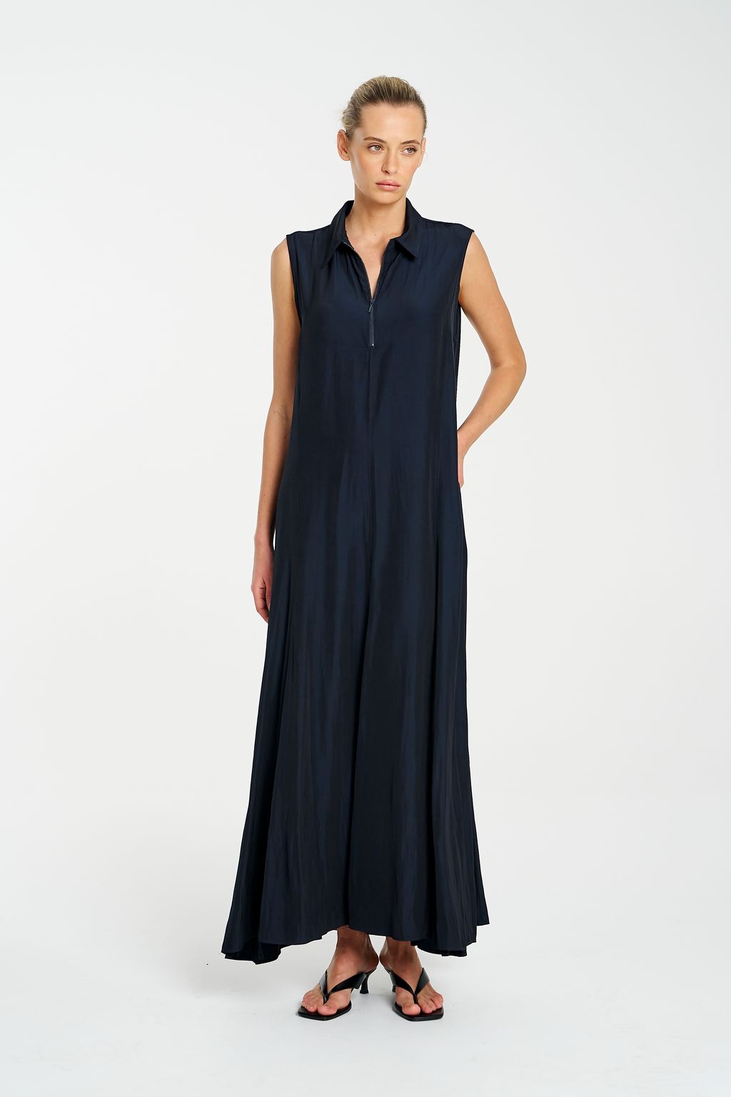 Mela Purdie Flip Maxi Dress Navy