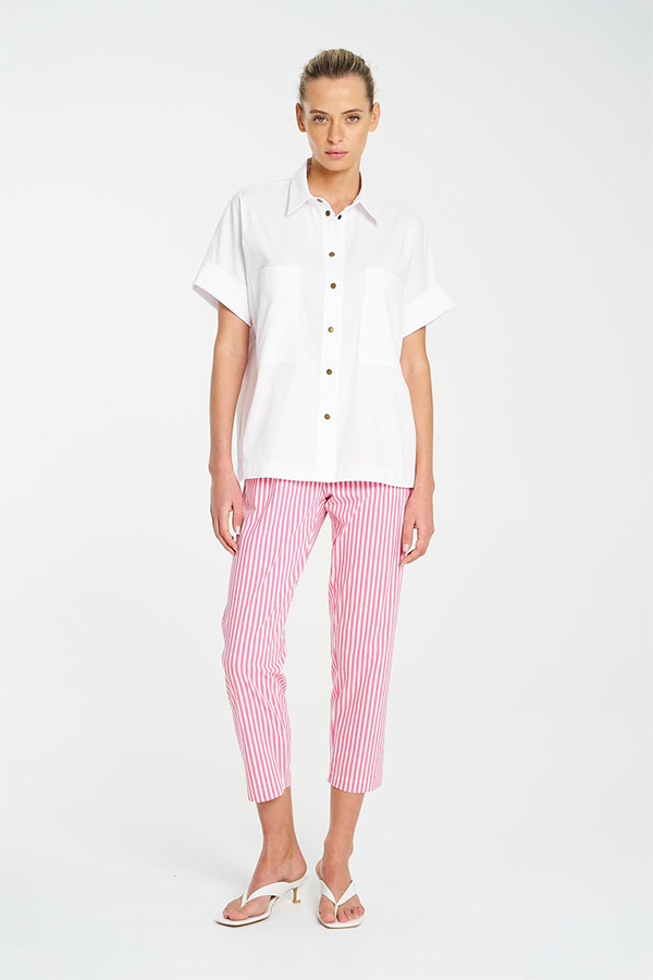 Mela Purdie Nomad Pant Hot PinkWhite