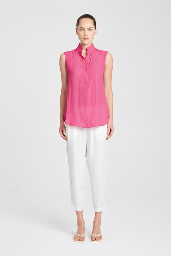 Mela Purdie Tab Slide Tank Hot Pink