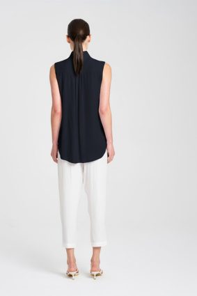 Mela Purdie Tab Slide Tank Navy