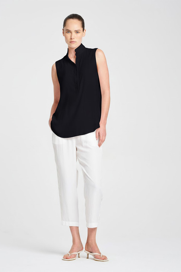 Mela Purdie Tab Slide Tank Navy