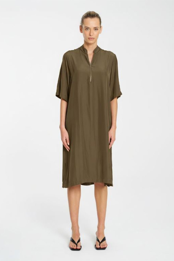 Mela Purdie Zip Plaza Dress Fossil