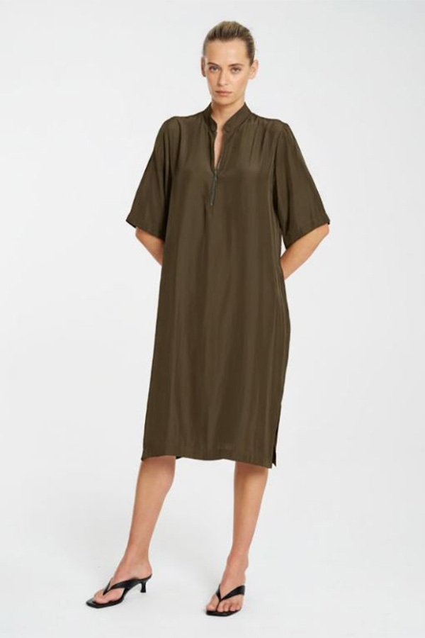 Mela Purdie Zip Plaza Dress Fossil