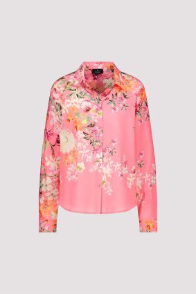 Monari SHR CLR Blouse FG Allover Pink Ptn