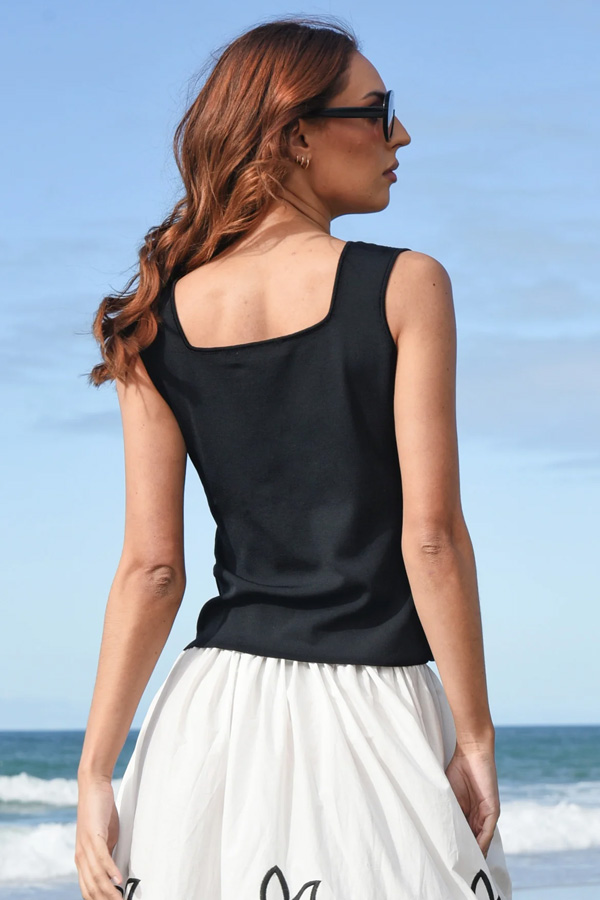 Trelise Cooper Twinkling Sparkle Cami Black