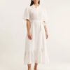 Alessandra Emma Linen Dress WhiteAlessandra Emma Linen Dress White