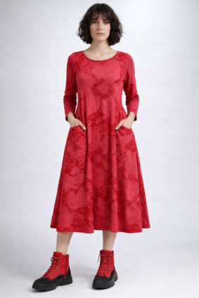 Black Label Dress Rose Print