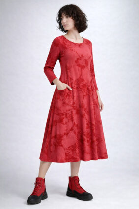 Black Label Dress Rose Print