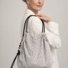 In.Zu Cocco Neo Bag White Net Grey