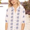 Lola King Font Shirt Font-Blue
