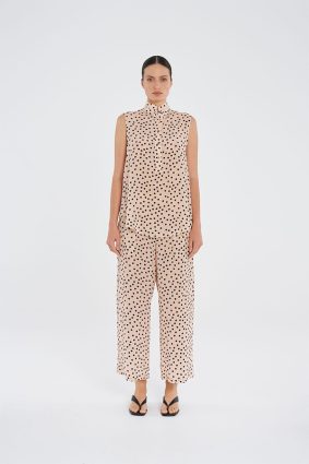 Mela Purdie Pace Pant MeringueBlack