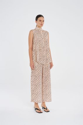 Mela Purdie Pace Pant MeringueBlack