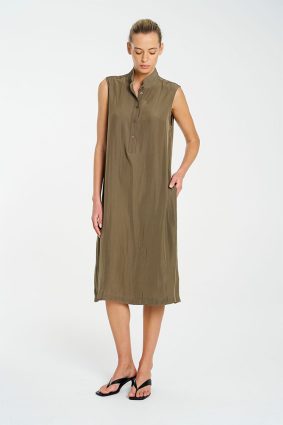 Mela Purdie Tab Slide Dress Fossil