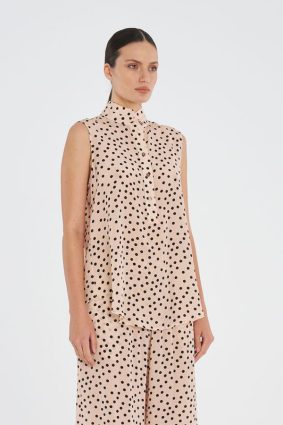 Mela Purdie Tab Slide Tank MeringueBlack