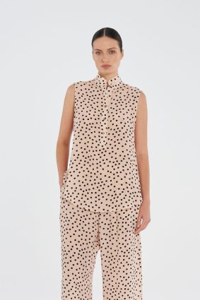 Mela Purdie Tab Slide Tank MeringueBlack