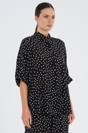 Mela Purdie Villa Overshirt BlackMeringue