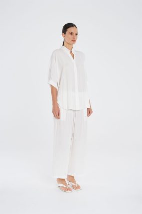 Mela Purdie Villa Overshirt White