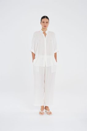 Mela Purdie Villa Overshirt White