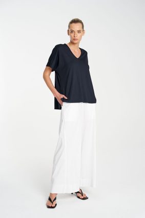 Mela Purdie Wedge Shell French Navy
