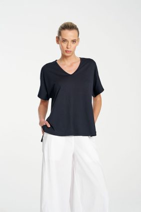 Mela Purdie Wedge Shell French Navy